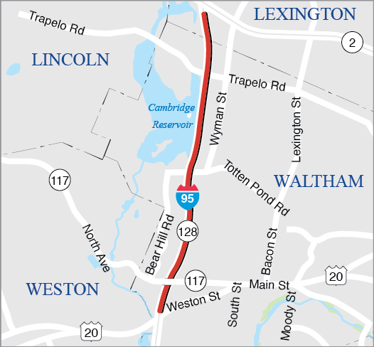 WALTHAM: INTERSTATE MAINTENANCE AND RELATED WORK ON I-95